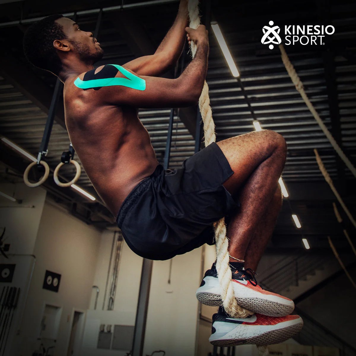 KinesioSport Fita Elástica Adesiva 5M x 5CM - Azul - Image 4